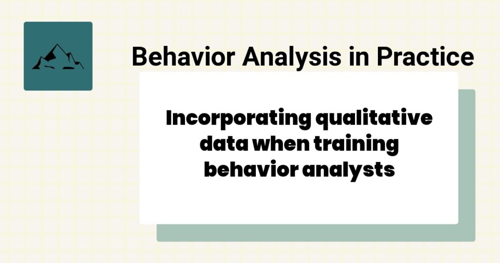 An Analysis of Variables Affecting Behavior Analytic Practitioners’ Intention to Leave a Position and Leave the Field