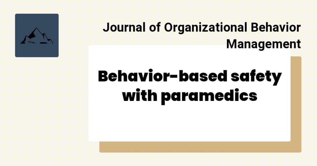 An Analysis of Variables Affecting Behavior Analytic Practitioners’ Intention to Leave a Position and Leave the Field