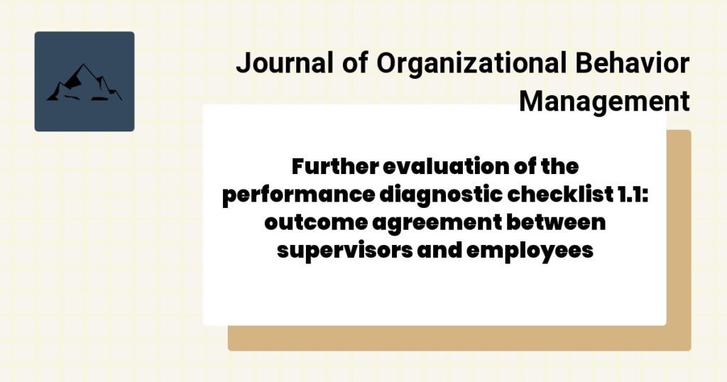 An Analysis of Variables Affecting Behavior Analytic Practitioners’ Intention to Leave a Position and Leave the Field